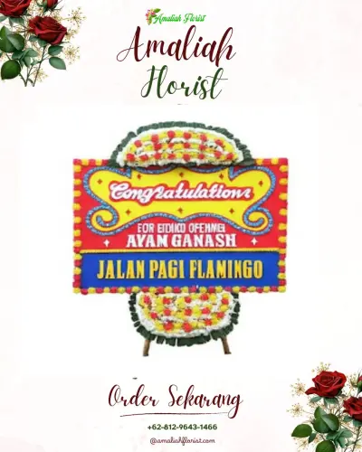 Bunga Papan Congratulation di Legoksayem